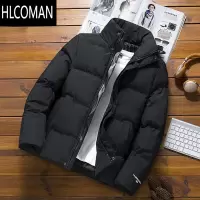 HLCOMAN羽绒棉服男款30-40岁中年爸爸冬装外套男士短款棉衣冬季加厚棉袄