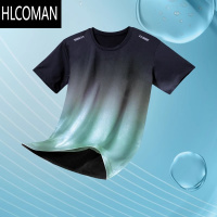 HLCOMAN运动t恤男冰丝短袖夏季薄款健身衣服跑步服透气装备上衣速干新款