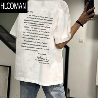HLCOMANins潮牌短袖男t恤夏季新款美式街头潮流休闲vintage学生上衣