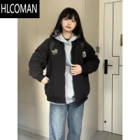 HLCOMAN初秋新款外套女2024新款秋季韩系穿搭休闲慵懒风男女款飞行夹克潮