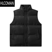 HLCOMAN棉马甲男女款定制印logo企业服团队服羽绒马夹印字图案工作服外套