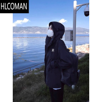 HLCOMAN奥莱男女款潮户外三合一可拆卸夹克情侣款防水外套