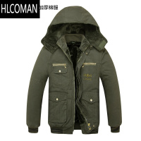 HLCOMAN冬季劳p棉袄工作服男加厚加绒迷彩工装棉服干活棉衣外套焊工防烫