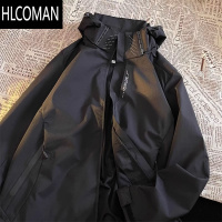 HLCOMAN男款2024新款夏季薄款户外三合一外套软壳爬山服女防风登山