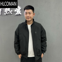 HLCOMAN双面穿棉服男款加厚p暖休闲二棉夹克2024潮牌棉衣