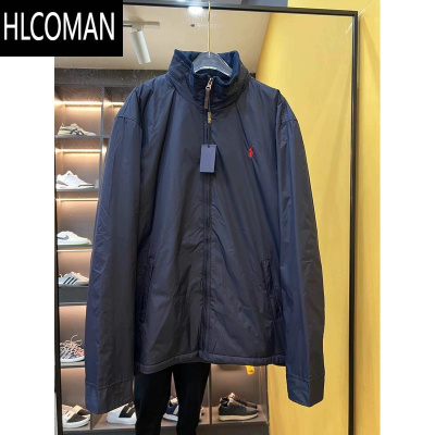 HLCOMAN23冬季新款刺绣战马棉衣棉服外套男网红同款修身百搭立领加厚棉袄