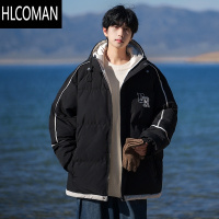 HLCOMAN三防棉衣男2024新款加绒加厚滑雪面包服外套