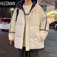 HLCOMAN2024新款棉衣男士冬季加厚晋江羽绒棉服美式男生冬装外套连帽袄子