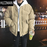 HLCOMAN男冬季加厚羽绒棉衣韩版潮流面包服外套潮牌ins宽松情侣棉服棉袄