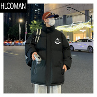 HLCOMAN冬季棉衣男士新款潮牌宽松羽绒棉服p暖冬装男生立领棉袄加厚外套