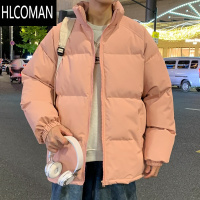 HLCOMAN冬季潮流时尚情侣装棉衣简约百搭棉服男女同款面包服大码外套ins