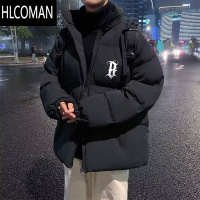 HLCOMAN棉衣外套男士款高街潮牌宽松加厚p暖羽绒棉服男生面包棉袄