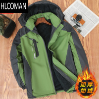 HLCOMAN工作服棉衣男冬季加厚加绒外套劳p服工地汽修厂防寒风p暖