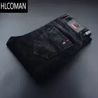 HLCOMAN广州新塘灯芯绒男裤男士厚实直筒修身复古休闲条绒小脚裤子