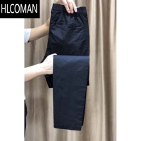 HLCOMAN24男士商务休闲裤百搭时尚修身气质小脚长裤韩版舒适个性男裤