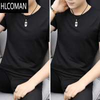 HLCOMAN莫代尔男士睡衣单件上衣居家短袖t恤男生夏季薄款男款家居服