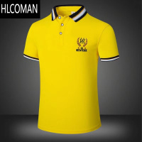 HLCOMAN男士翻领polo衫男人t恤休闲潮流新款上衣青年韩版大码装短袖T