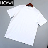 HLCOMANya家男士夏季新款100棉短袖T恤男装圆领休闲时尚百搭T恤上衣