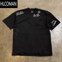 HLCOMAN搞钱做慈善 3A260克双纱!向上侠!情侣女宽松短袖T恤男