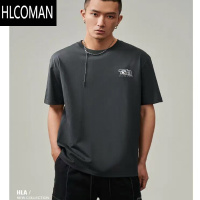 HLCOMAN嗨嗨/ 冰爽棉圆领男士短袖T恤衫/337