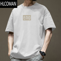 HLCOMAN短袖t恤男潮牌夏季国潮新款半袖男士宽松潮流体恤