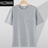 HLCOMAN中老年夏季男士短袖T恤中年人爸爸装宽松夏装汗衫打底老头衫