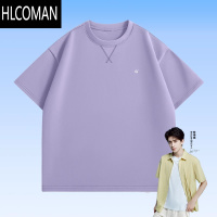 HLCOMAN[敖瑞鹏同款]GENIOLAMODE凉感7A短袖t恤男女同款夏季宽松潮