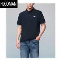HLCOMAN冰爽棉+双珠地 五色透气衫短袖 男女款夏季商务休闲翻领
