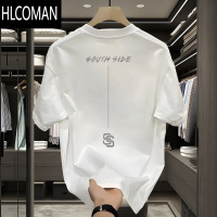 HLCOMAN美式短袖T恤青年男女款夏季ins潮牌街头宽松圆领衣服男装