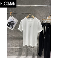HLCOMAN打底只选醉好的!高弹力!垂感糕级!男士纯色短袖T恤内搭潮9031