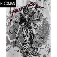 HLCOMAN扼杀女240g丝网工艺聚酯纤维短袖T恤男女同款我不是姜自主