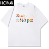 HLCOMAN2025王楚钦孙颖莎莎头组合文化衫短袖T恤夏男女宽松休闲半袖上衣