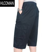 HLCOMAN包穿三年耐磨短裤男工装裤五分中裤中老年人马裤爸爸装干活多袋裤