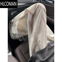HLCOMAN网眼冰丝速干裤子男夏季薄款侧边拉链工装裤户外专业徒步登山裤子