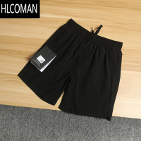HLCOMAN福利大码!速干四面弹!夏季男士轻薄透气抽绳松紧腰运动休闲短裤