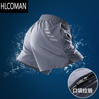 HLCOMAN运动短裤男三分裤跑步体育生骑行健身冰丝夏季速干田径马拉松训练