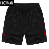 HLCOMAN夏运动短裤男女跑步健身裤羽毛球裤团队活动比赛短裤透气中裤