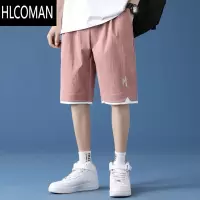 HLCOMAN短裤男士休闲裤夏季裤子男宽松的百搭潮流牌五分中裤ins潮流帅气