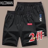 HLCOMAN~短裤男夏季外穿透气篮球运动跑步中裤子宽松五分沙滩裤