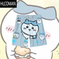 HLCOMAN卡通可爱短裤男女学生情侣小八乌萨奇睡裤可爱休闲搞怪外穿家居裤