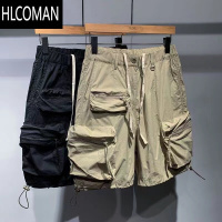 HLCOMAN重工多口袋工装短裤男女夏季薄款休闲五分裤免烫速干宽松流行中裤