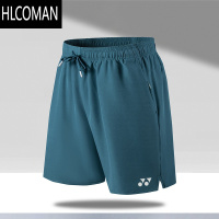 HLCOMAN尤尼羽毛球运动速干短裤短袖男五分裤轻薄透气健身跑步T恤大码服