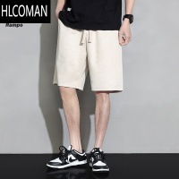 HLCOMAN220克绒美式运动短裤男款中裤夏季宽松五分裤子男休闲裤