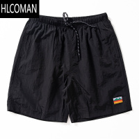 HLCOMAN短裤男夏季轻薄透气速干沙滩裤户外机能大码宽松直筒男士五分裤潮