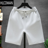 HLCOMAN新款男女毛圈短裤抽绳松紧腰休闲宽松运动裤时尚百搭潮