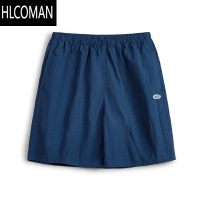 HLCOMAN工装美式休闲尼龙速干褶皱短裤户外运动薄款直筒五分裤男夏季