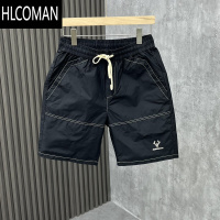 HLCOMAN夏季新款短裤男速干韩版潮流沙滩裤修身休闲中裤工装五分大裤衩了