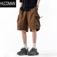 HLCOMAN美拉德机能风工装短裤男夏美式高街登山五分裤子潮牌宽松直筒中裤