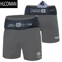 HLCOMAN越野跑步短裤赤丘飓风男多功能马拉松手机专用腰包运动训练速干裤
