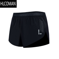 HLCOMAN竞速马拉松运动短裤男田径训练比赛三分速干内衬宽松跑步女